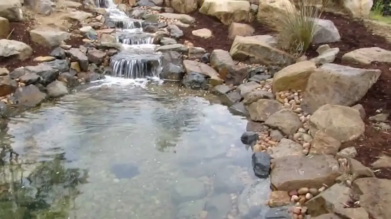 Ponds and Waterfall by San Diego Ponds